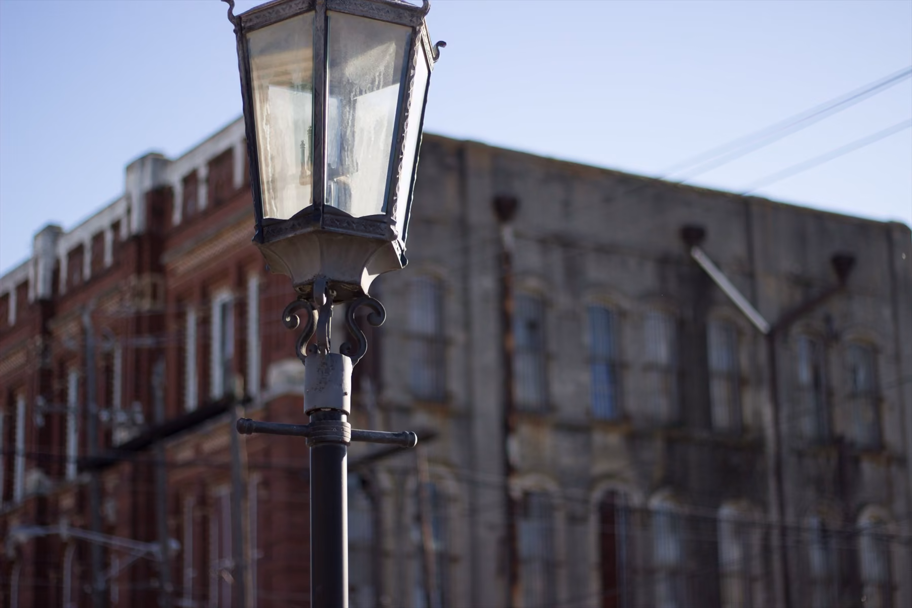 A historic street in Galveston